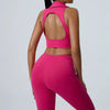 Trendy Impact Open Back Yoga Breathable Slim Fit Sports Bra Mssza