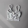 Trendy Knitted Breathable Back Knotted Sports Bras Mssza