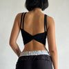 Trendy Knitted Breathable Back Knotted Sports Bras Mssza