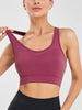 Trendy Knitted Breathable Shockproof High Strength Sports Bra Mssza