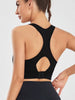 Trendy Knitted Breathable Shockproof High Strength Sports Bra Mssza