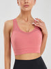 Trendy Knitted Breathable Shockproof High Strength Sports Bra Mssza