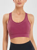 Trendy Knitted Breathable Shockproof High Strength Sports Bra Mssza