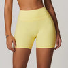 Trendy Knitted Quick-Dry Soften High Waisted Gym Shorts Mssza