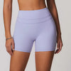 Trendy Knitted Quick-Dry Soften High Waisted Gym Shorts Mssza