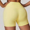 Trendy Knitted Quick-Dry Soften High Waisted Gym Shorts Mssza