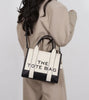 Trendy Leather Letters Designer Shoulder Messenger Tote Handbags Mssza