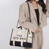 Trendy Leather Letters Designer Shoulder Messenger Tote Handbags Mssza