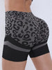 Trendy Leopard Seamless Fitness Yoga High Waisted Sports Shorts Mssza