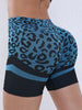 Trendy Leopard Seamless Fitness Yoga High Waisted Sports Shorts Mssza