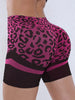 Trendy Leopard Seamless Fitness Yoga High Waisted Sports Shorts Mssza