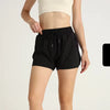 Trendy Lightweight Loose Athletic High Waist Quick Dry Breathable Yoga Shorts Mssza