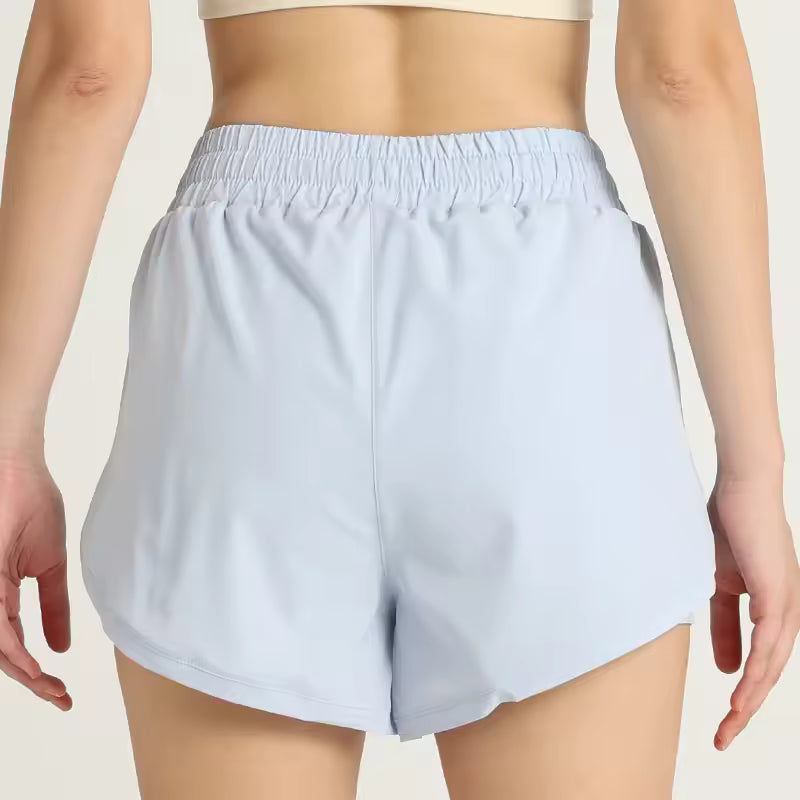 Trendy Lightweight Loose Athletic High Waist Quick Dry Breathable Yoga Shorts Mssza