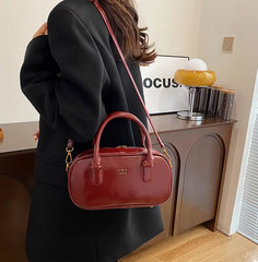 Trendy Luxury Retro All-match One Shoulder Work Small Messenger Bag Mssza