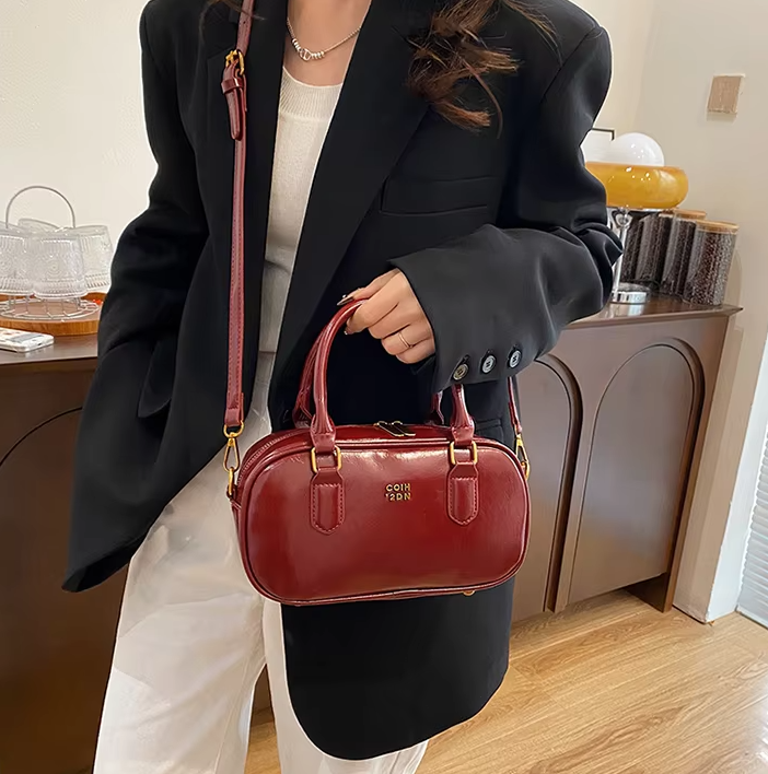 Trendy Luxury Retro All-match One Shoulder Work Small Messenger Bag Mssza