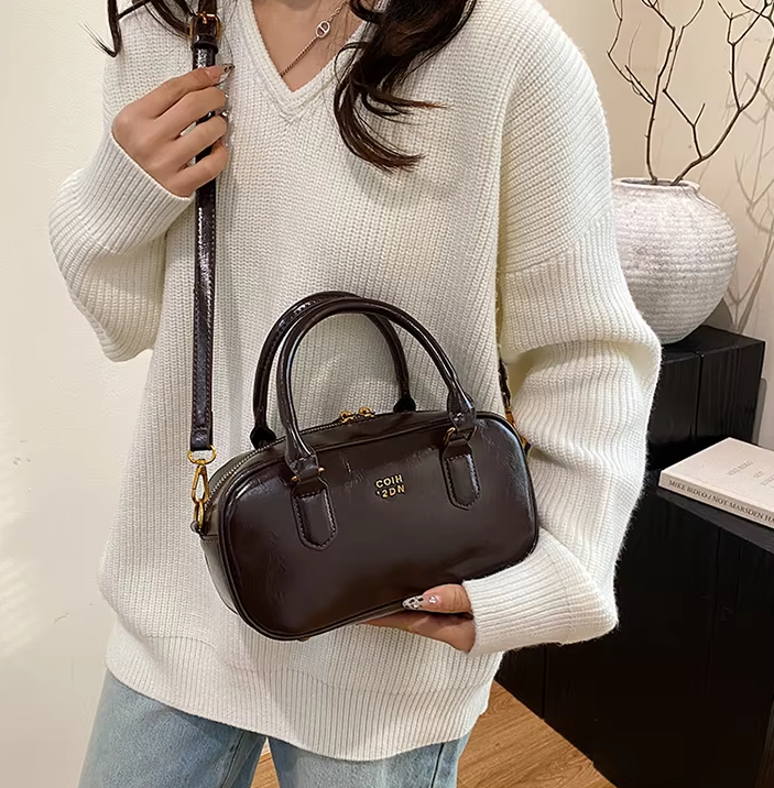 Trendy Luxury Retro All-match One Shoulder Work Small Messenger Bag Mssza