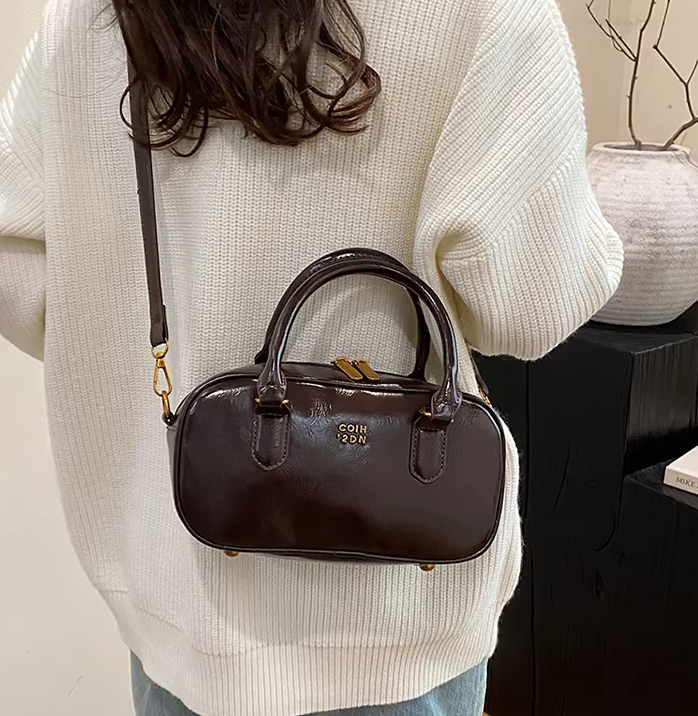 Trendy Luxury Retro All-match One Shoulder Work Small Messenger Bag Mssza