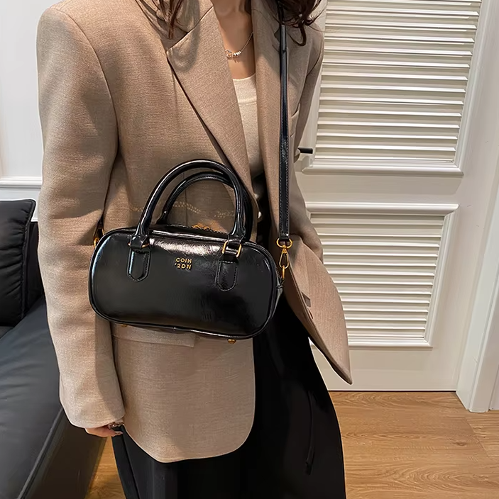 Trendy Luxury Retro All-match One Shoulder Work Small Messenger Bag Mssza