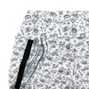 Trendy Lycra Slash Pockets Sports Print Fitness Jogging Streetwear Mssza