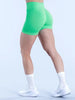 Trendy Mid Waist Seamless Workout Yoga Shorts Mssza