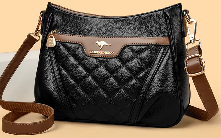 Trendy Multi Layer Soft Leather Leisure Wallet Luxury Goods Handbags Mssza