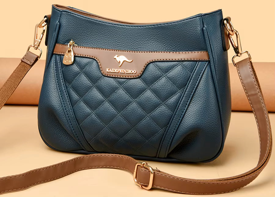 Trendy Multi Layer Soft Leather Leisure Wallet Luxury Goods Handbags Mssza