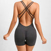 Trendy No Pocket Breathable Sleeveless Quick Dry Workout Jumpsuit Mssza