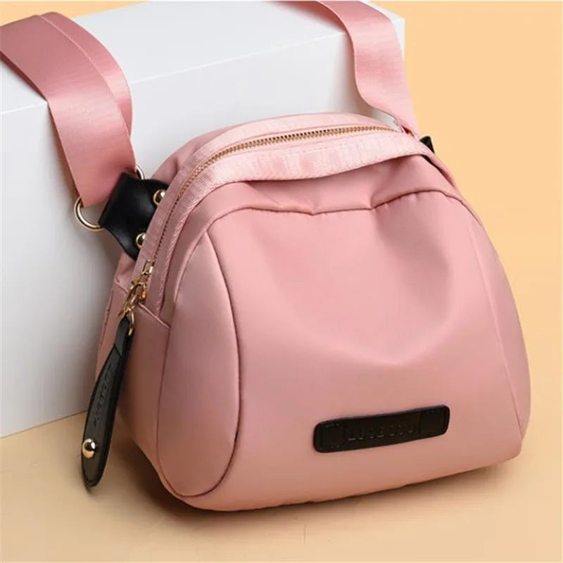 Trendy Nylon Waterproof Lightweight Effortless Crossbody Bag Mssza