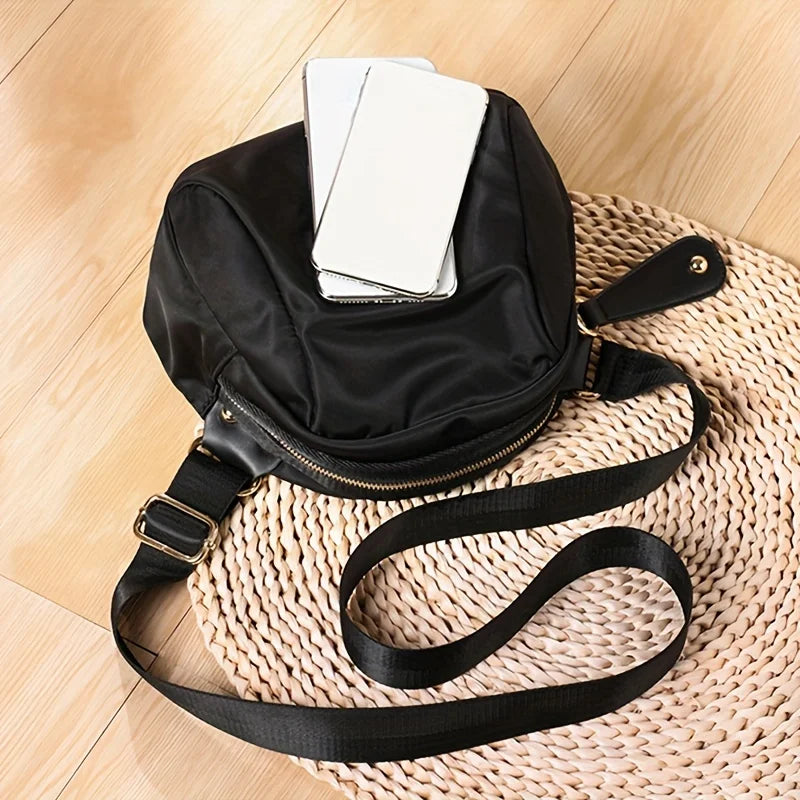 Trendy Nylon Waterproof Lightweight Effortless Crossbody Bag Mssza