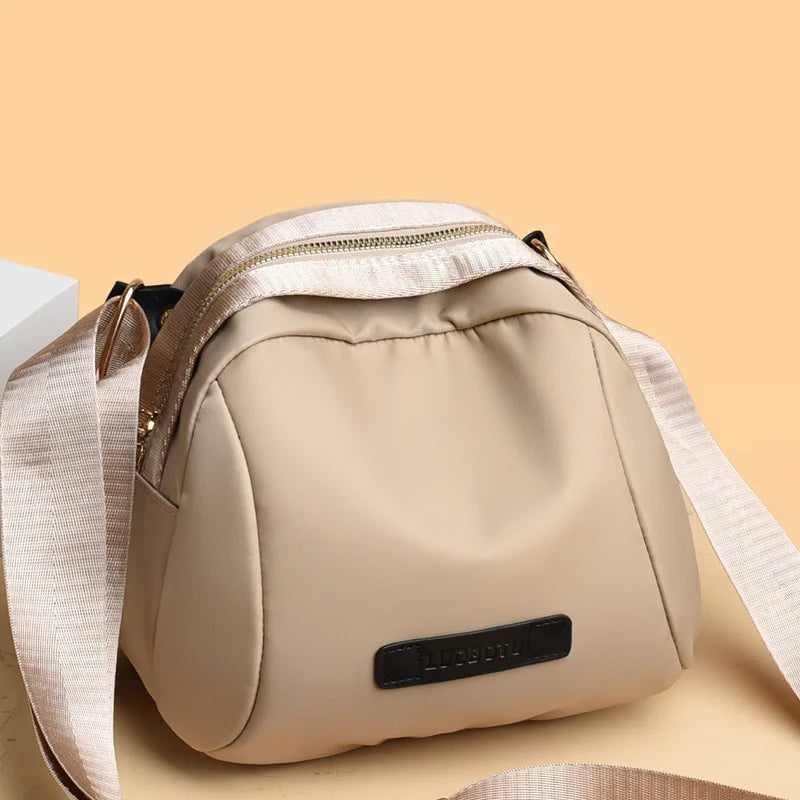 Trendy Nylon Waterproof Lightweight Effortless Crossbody Bag Mssza
