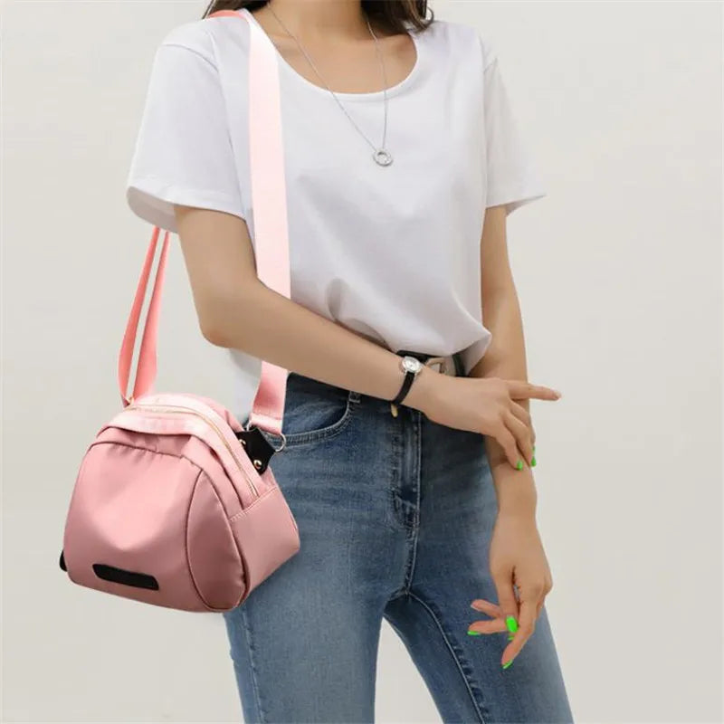 Trendy Nylon Waterproof Lightweight Effortless Crossbody Bag Mssza