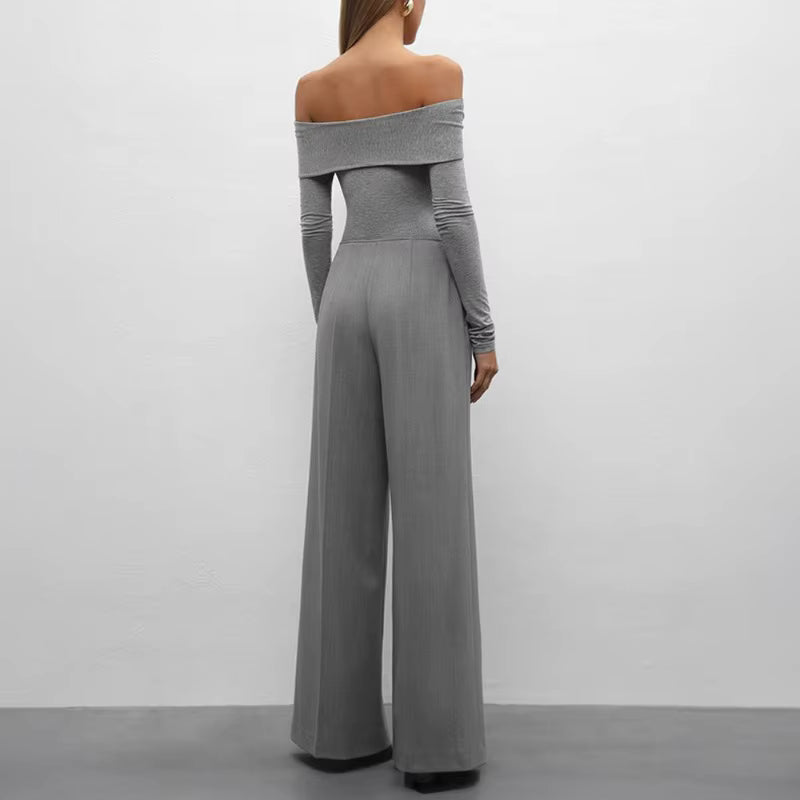 Trendy Off Shoulder Cross Neck Long Sleeve Bodycon Shirts Mssza
