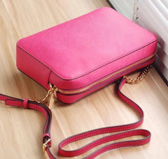 Trendy Solid PU Leather Crossbody High Quality Messenger Bag Mssza
