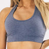 Trendy Padded Criss Cross Padded Backless Sports Crop Tops Mssza