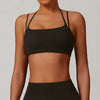Trendy Polyester High Elasticity Yoga Quick-Dry Breathable Sports Bra Mssza