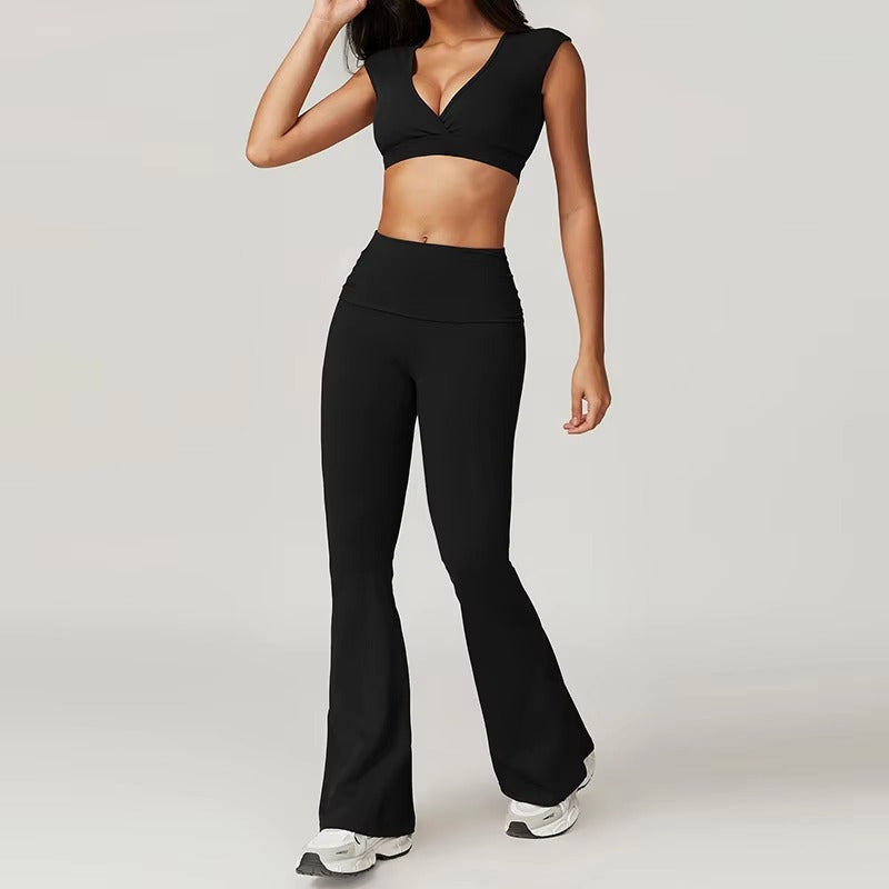 Running Yoga Clothing Sports Bra Fitness Leggings Workout Sets Mssza