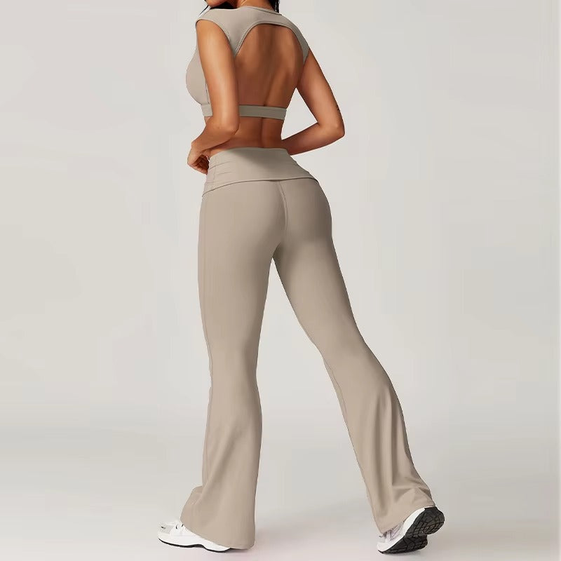 Trendy Push up Sports Gym Clothing Tracksuit 2 Piece Set Mssza