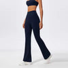 Trendy Quick Drying Yoga Gym Bra And Hight Waisted Flared Pants 2 Piece Set Mssza