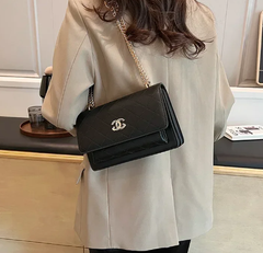Trendy Rhombus Pattern Chain Strap High Stylish Messenger Durable Bag Mssza
