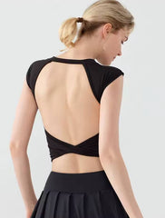 Trendy Seamless Beauty Breathable Back Sports Tank Top Mssza