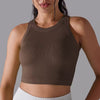 Trendy Seamless Shockproof Vest High Elastic Sports Bra Mssza