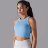 Trendy Seamless Shockproof Vest High Elastic Sports Bra Mssza