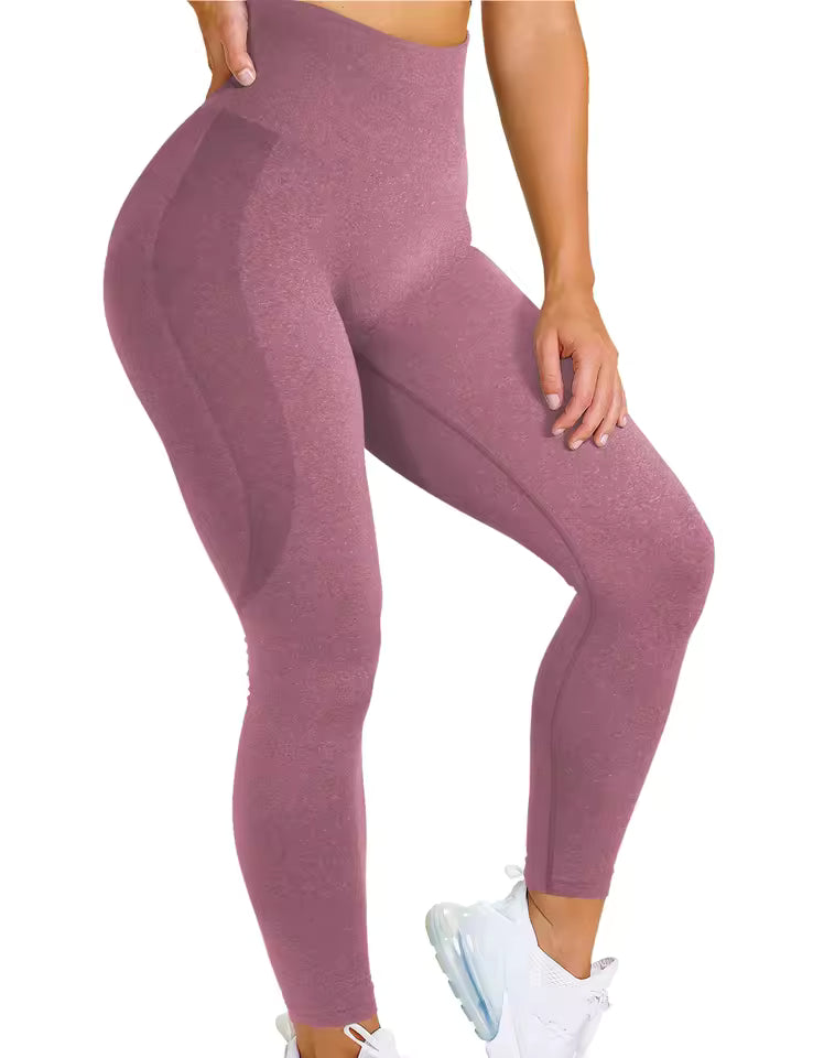 Trendy Seamless Tummy Control Gym High Waisted Sports Leggings Mssza