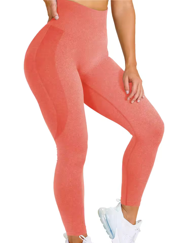 Trendy Seamless Tummy Control Gym High Waisted Sports Leggings Mssza