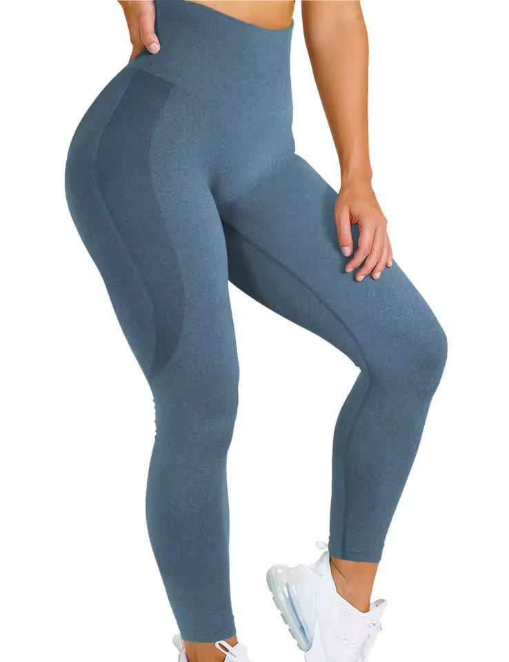 Trendy Seamless Tummy Control Gym High Waisted Sports Leggings Mssza