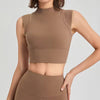 Trendy Shockproof High Impact Breathable Gym Crop Top Mssza