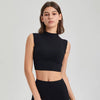 Trendy Shockproof High Impact Breathable Gym Crop Top Mssza
