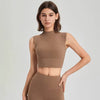 Trendy Shockproof High Impact Breathable Gym Crop Top Mssza