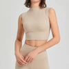 Trendy Shockproof High Impact Breathable Gym Crop Top Mssza