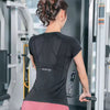 Trendy Short Sleeve Slit Pockets Sports T-Shirt Yoga Wear Mssza